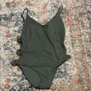 Aerie Green One-Piece Swimsuit